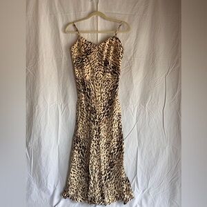 NWOT Joie women’s cheetah midi dress size 6​